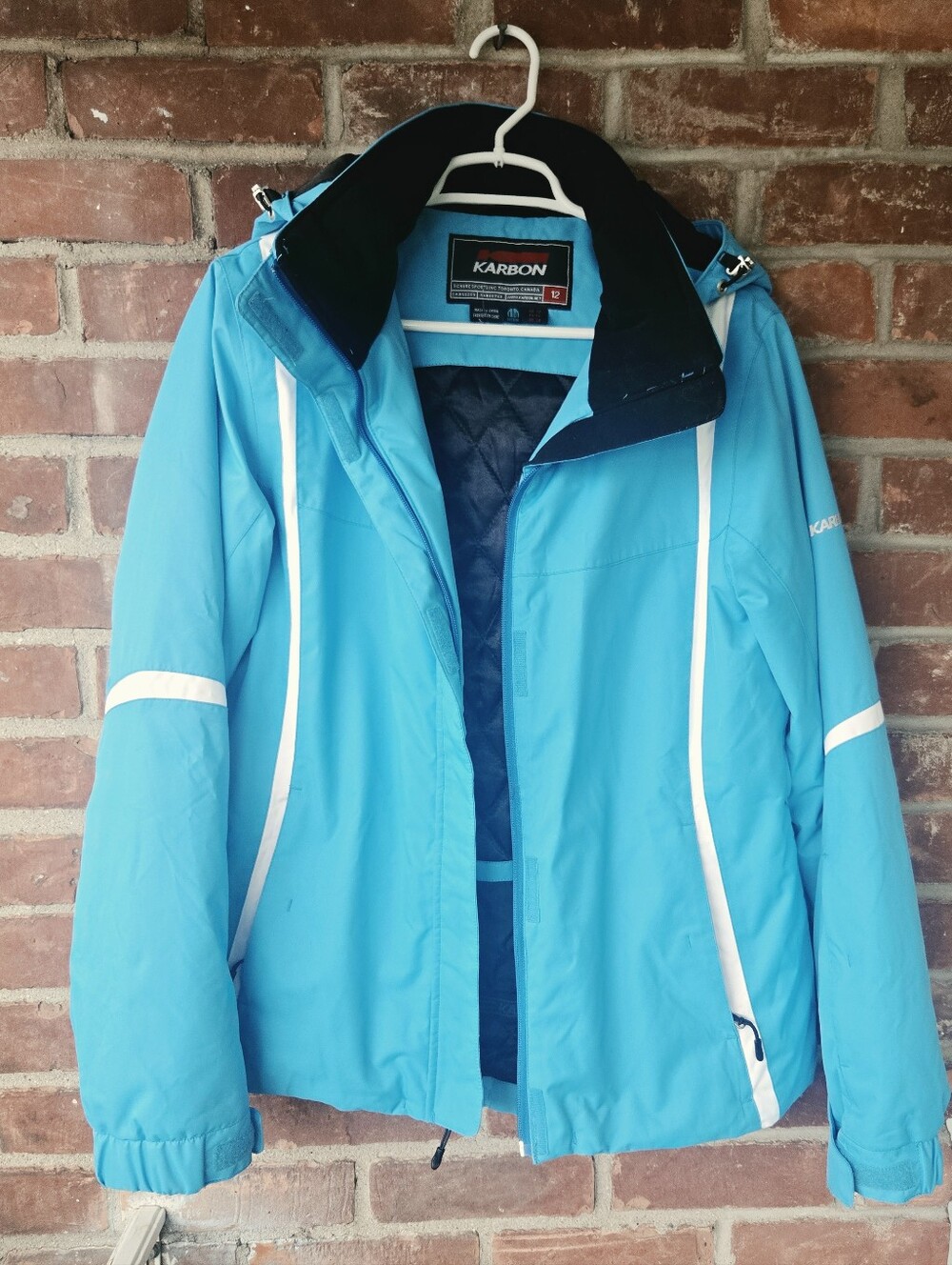 Karbon blue Ski jacket Snowboard Extrem 3 insulation Snow Winter Sz 12
